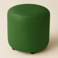 PUFF BOGOTA - Puff Circular Verde Oliva