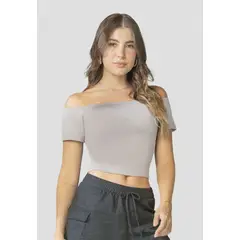 ATYPICAL - Blusa Mujer Gris Claro 110157