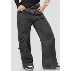 ATYPICAL - Jean Mujer Negro 111350