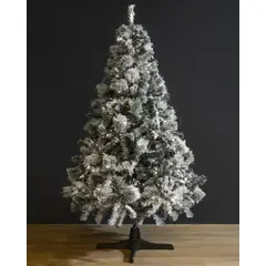 NAVILANDIA - Árbol de Navidad Pino Bahamas Flockizado 180 cm