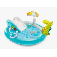 INTEX - Centro Actividades Piscina Inflable Agua Cocodrilo