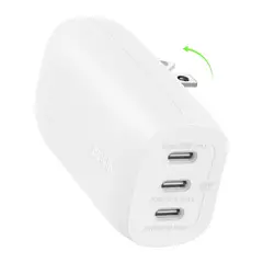 BELKIN - Cargador Usb C 67w 3 Puertos Para iPhone Y Galaxy