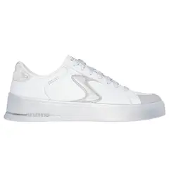 SKECHERS - Tenis Mujer Hiland Quite Chic - Blanco - Plateado