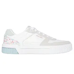 SKECHERS - Tenis Mujer Jade - Dainty Florals - Blanco - Gris