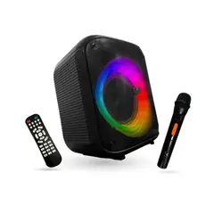 INNOVA - Parlante Volk Bluetooth Portátil 15.000 Pmpo Micrófono Rgb Recargable