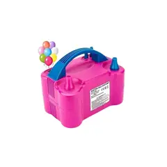 MAZUGI - Inflador Eléctrico De Globos Bombas de Doble Boquilla rosado