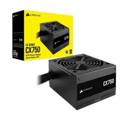 CORSAIR - Fuente de Poder CX750 ATX 80 PLUS Bronze de 750W