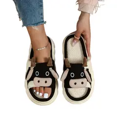 007PLUS - Chanclas de Vaca Suaves Antideslizantes