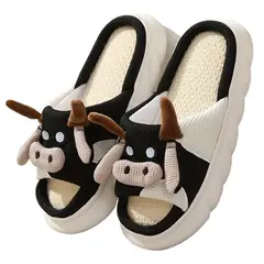 007PLUS - Chanclas de Vaca Suaves Antideslizantes