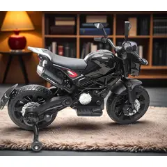 GENERICO - Moto Eléctrica Infantil 12V Con Bluetooth Suspensión Y Llantas De Caucho