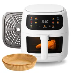 COLME TECHNOLOGY HOME - Freidora de Aire 10L Xhome 2400W sin aceite Pantalla Táctil Digital