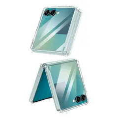 SPACE - Estuche Antigolpes Compatible Samsung Galaxy Z Flip 7 Pro Clear