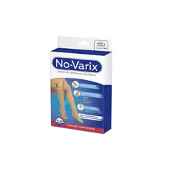 NO VARIX - Medias mujer 15-20 mmHg transparente Talla S Sahara