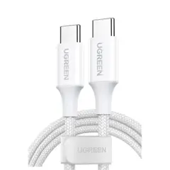 UGREEN - Cable Trenzado C a C 1m Blanco
