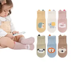 AMERICAN GENERICS - Medias Para Bebes Antideslizantes 100% Algodon Pack De 6unds