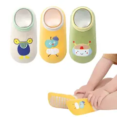 AMERICAN GENERICS - Medias Para Bebes Antideslizantes 100% Algodon Pack De 3unds