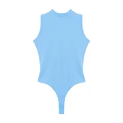 SYK - Body Para Mujer Manga Sisa Espalda Descubierta