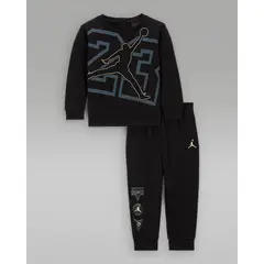 NIKE - Conjunto Niño Jordan JDB See Me Shine 75D547-023 Negro 2-4A