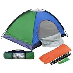 OEM - Carpa Camping para 4 personas Multicolor