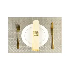 GENERICO - Individuales X 4 Unid Manteles Rectangular Pvc Mesa Comedor Lavables