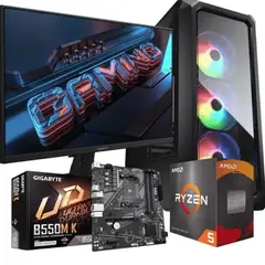 DYNAMIC - Equipo Pro DYNAMIC-A56T-12: Ryzen 5 5600GT+ 32GB+ SSD 1 Tera+F.650W + Monitor 27"
