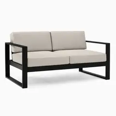SOFA MARKET - Sofa de Exterior y Terraza Danika 3 Puestos Tela Beige