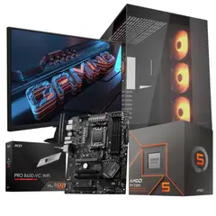 DYNAMIC - Equipo Pro DYNAMICP-A86-9: Ryzen 5 8600G+ 16GB+ SSD 512GB+F.750W+Monitor 25"