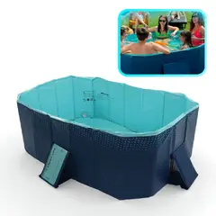 TV NOVEDADES - Piscina Plegable Portátil Sin Inflado Foldable Pool Estándar