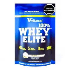 VITANAS - Proteina whey elite 5 lb vainilla bolsa lab