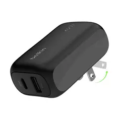 BELKIN - Bloque De Cargador Doble Puerto 42w Carga Rápida
