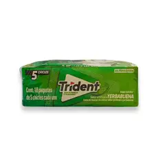 ADAMS - Chicles Trident Yerbabuena X 18 Unidades