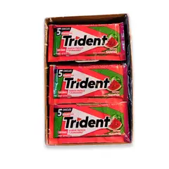 ADAMS - Chicle Trident Sandia Display X 18 Unidades