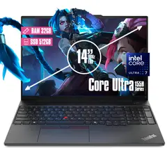 LENOVO - Portatil Thinkpad E14 Gen6 Core Ultra 7 155h, 32/512 ssd14" Win 11 Pro.
