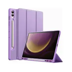 GENERICO - Smart Case Flip Cover para Samsung S9 Fe 10.9 Lila
