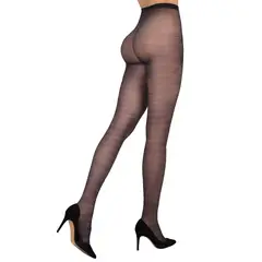 RITCHI - Media Velada para Mujer Diseño Rombos Elegancia Sofisticada