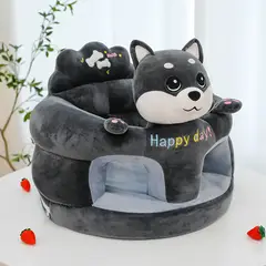 GENERICO - Asiento para bebe Sillón Sofá De Felpa 0-3 Años Sin Relleno