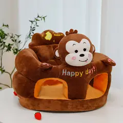 GENERICO - Asiento para bebe Sillón Sofá De Felpa 0-3 Años Sin Relleno