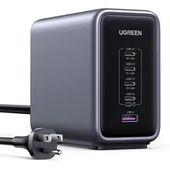 UGREEN - Cargador De Escritorio 300w 5 Puertos 4xusb-c/1xusb-a