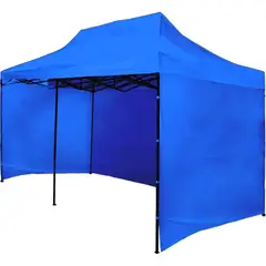 JARDIMEX - Carpa Toldo 6X3 Azul Plegable Reforzada Impermeable Con Paredes
