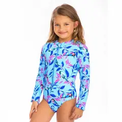 1AMIGO - Trajes de baño Enterizos con Cierre Delantero Para Niñas