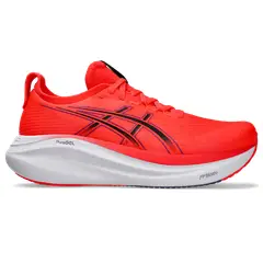 ASICS - Gel-Nimbus 27 Tenis rojo de hombre para correr