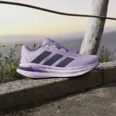 ADIDAS - Tenis Galaxy 7 morado de mujer para correr