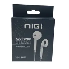 NIGI - Combo x 2 Audífonos manos libres Stereo NIGI3.5 con micrófono