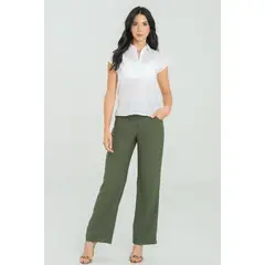 RAGGED - Pantalon vioto Verde militar