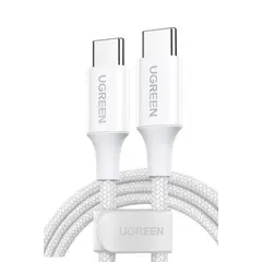 UGREEN - Cable Trenzado C a C 2m Blanco