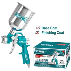 TOTAL - Aerografo Vaso Aluminio Alta Presion
