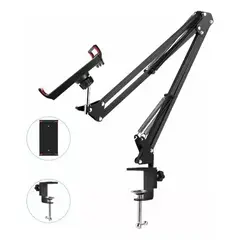 GENERICO - Brazo Soporte Para Celular Y Tablet Flexible Holder Giratorio 360°