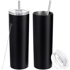 ONE PIXEL - Vaso Termico Con Aislamiento De Acero Inoxidable Con Tapa Y Pajita
