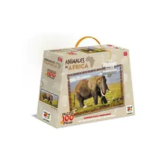 TOYNG - ROMPECABEZAS 100 PZ COLECCIÓN ANIMALES DE AFRICA