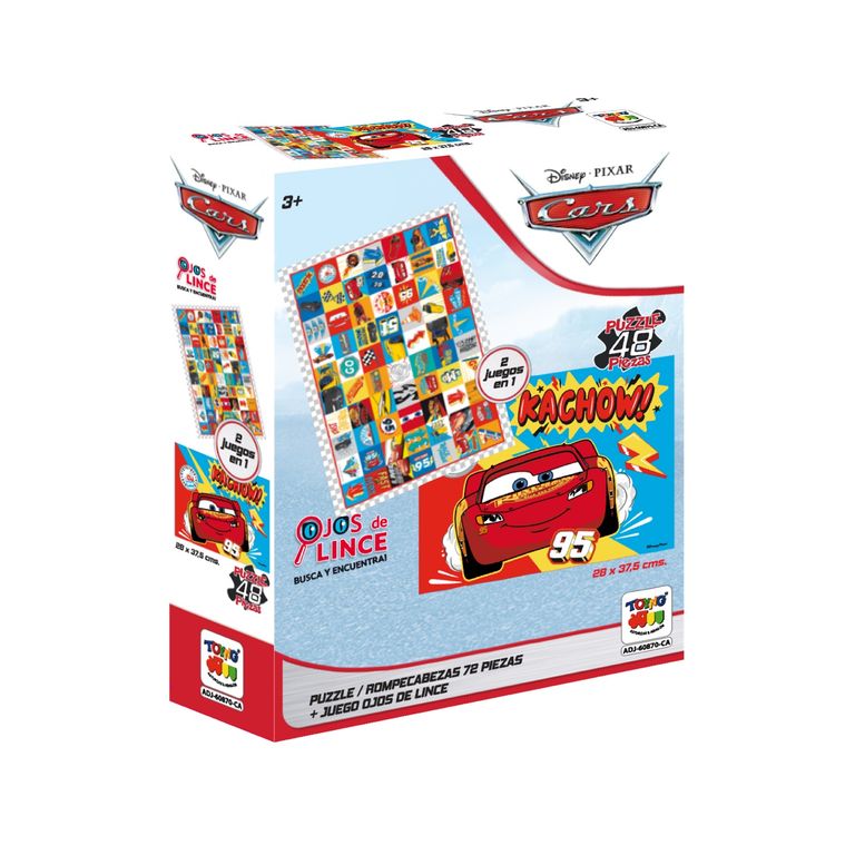 JUEGOS DE MESA 2 EN 1 48 + OJOS DE LINCE 70 PZ